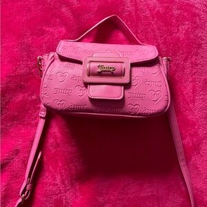 juicy couture made you look crossbody pink bag